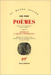 Cover of: Poèmes