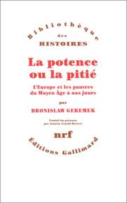 Cover of: La potence ou la pitié