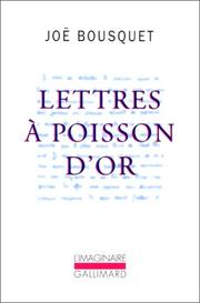 Cover of: Lettres à Poisson d'Or
