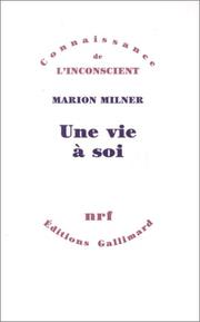 Cover of: Une vie à soi