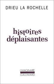 Cover of: Histoires deplaisantes...