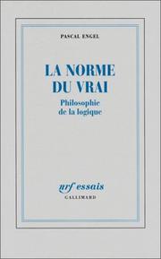 Cover of: La norme du vrai