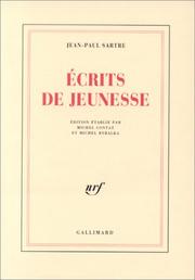 Cover of: Ecrits de jeunesse