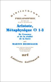 Cover of: Aristote, métaphysique 1-3