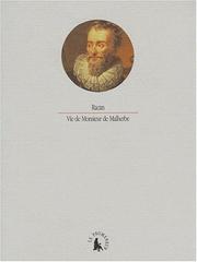 Cover of: Vie de monsieur de Malherbe