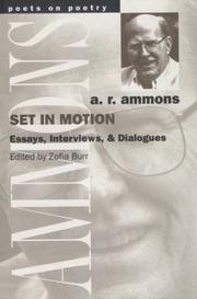 Cover of: Set in Motion by A. R. Ammons