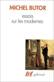 Cover of: Essais sur les modernes