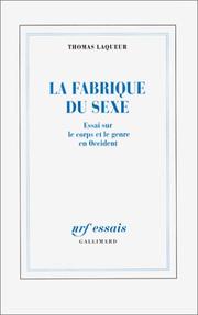 Cover of: La fabrique du sexe