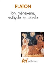 Cover of: Ion by Πλάτων, Πλάτων, Louis Méridier