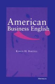 Cover of: American business English