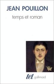 Cover of: Temps et roman