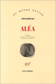 Cover of: Aléa