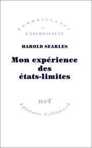 Cover of: Mon expérience des états-limites
