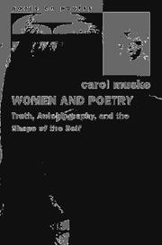 Cover of: Women and Poetry by Carol Muske