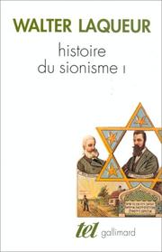 Cover of: Histoire du sionisme by Walter Laqueur