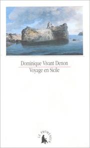 Cover of: Voyage en Sicile by Vivant Denon