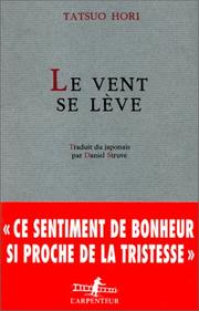 Cover of: Le vent se lève