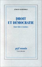 Cover of: Droit et démocratie