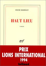 Cover of: Haut lieu