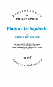 Cover of: Platon  by Martin Heidegger