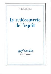 Cover of: La redécouverte de l'esprit by John R. Searle