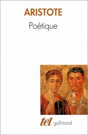 Cover of: Poétique by Aristotle