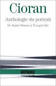 Cover of: Anthologie du portrait