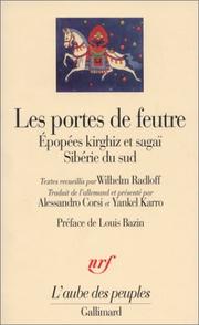 Cover of: Les portes de feutre by Wilhelm Radloff