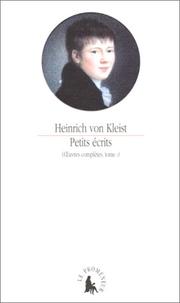 Cover of: Oeuvres complètes, tome 1  by 