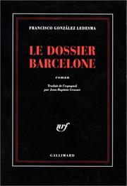 Cover of: Le dossier Barcelone