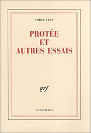 Cover of: Protée et autres essais