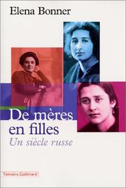 Cover of: De mères en filles : Un siècle russe