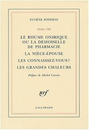 Cover of: Théâtre, tome 8