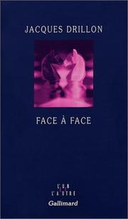 Cover of: Face à face