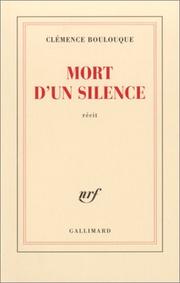 Cover of: Mort d'un silence