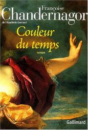 Cover of: Couleur du temps