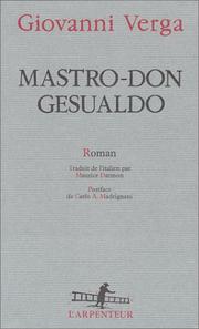 Cover of: Mastro-don Gesualdo by Giovanni Verga