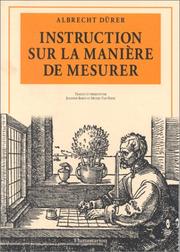 Cover of: Instruction sur la manière de mesurer