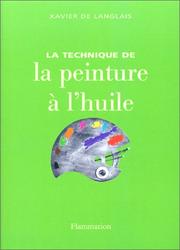 Cover of: La technique de la peinture a l'huile