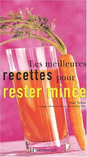 Cover of: Les meilleures recettes pour maigrir