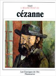 Cover of: Tout l'oeuvre peint de Cézanne
