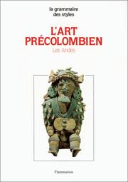 Cover of: L'art précolombien : les Andes