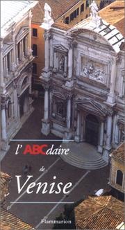 Cover of: L'ABCdaire de Venise