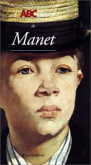 Cover of: L'ABCdaire de Manet by 