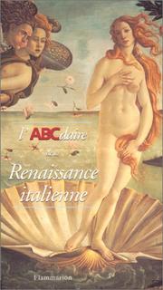 Cover of: L'ABCdaire de la renaissance italienne