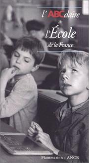 Cover of: L'ABCdaire de l'école de la France