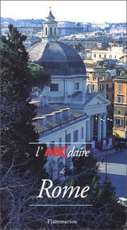 Cover of: Abécédaire de Rome by Pascal Bonafoux, Pascal Bonafoux