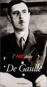 Cover of: L'ABCdaire de de Gaulle