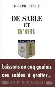 Cover of: De sable et d'or