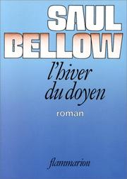 Cover of: L'Hiver du doyen by Saul Bellow
